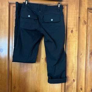 Prana hiking pant, black (sz 4, tall),